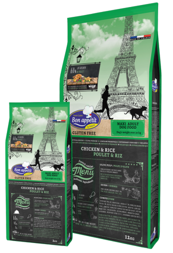 Корм для собак Bon Appétit Maxi Chicken & Rice, 12 кг + Безоплатна Доставка!