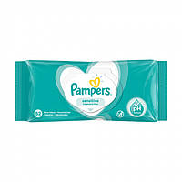 Дитячі вологі серветки Pampers Sensitive 52 шт! Уцінка!