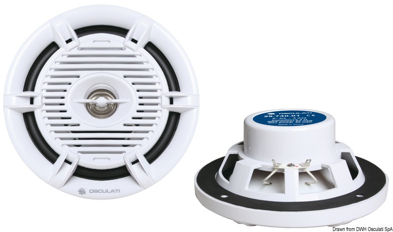 Морська акустика 6" двосмугова 80 W Osculati 29.740.02