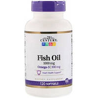 Омега 3 21st Century Fish Oil 1000 mg (120 капсул.)