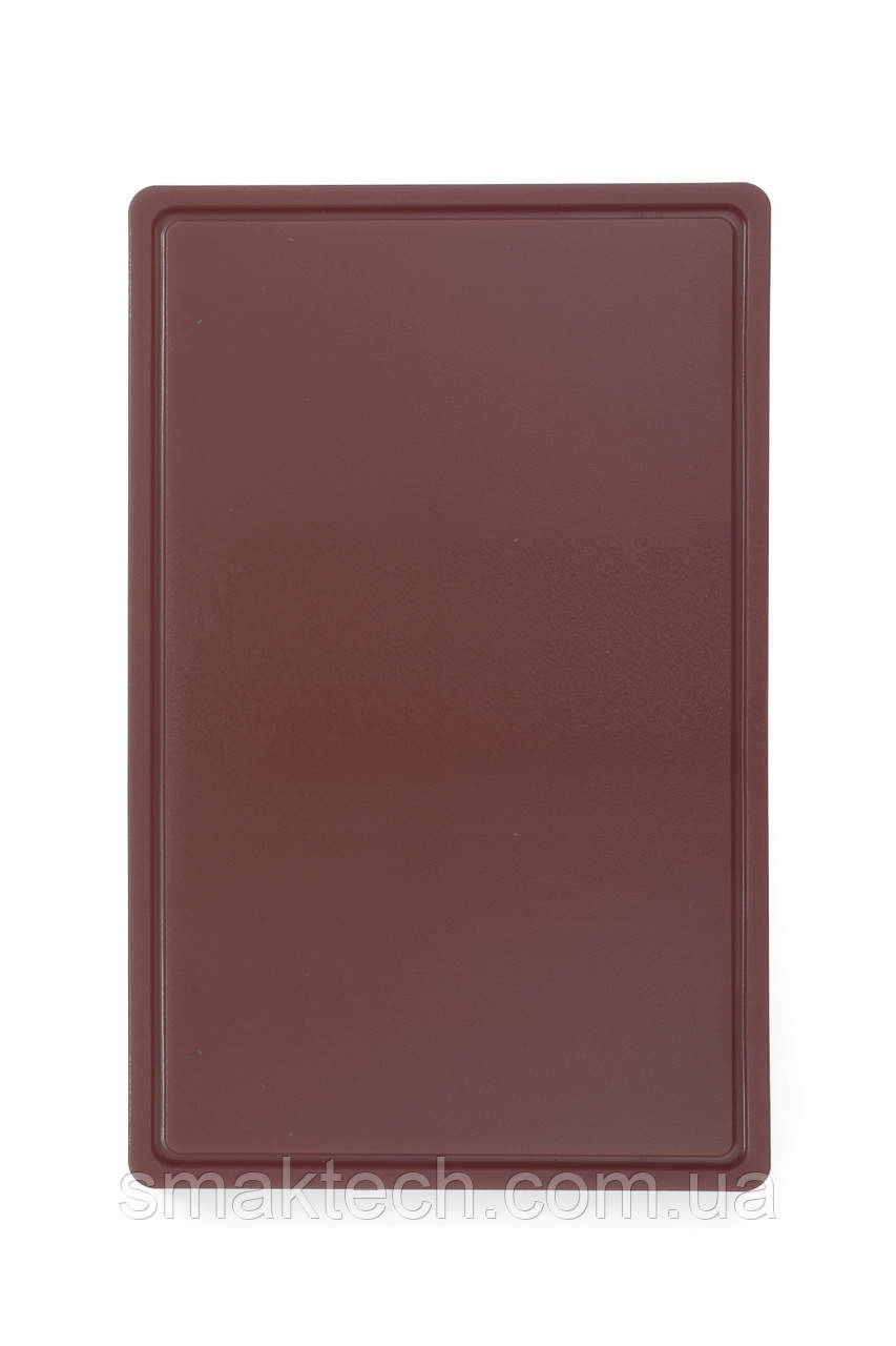 Дошка обробна коричнева HACCP GN 1/1 530x325 мм Hendi 826041, фото 1