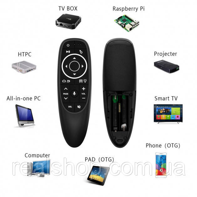 Пульт керування, мишка Air Mouse G10 Pro + voice control