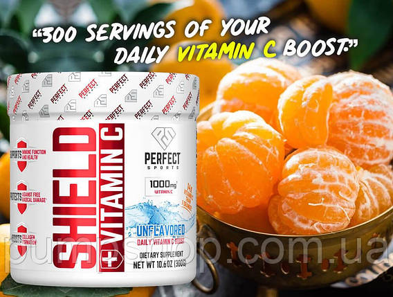 Вітамін C PERFECT Sports Shield + Vitamin C 300 порц., фото 3