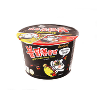 Корейская лапша в стаканчике очень острая Samyang Buldak Hot Chicken Ramen Big Bowl 105г