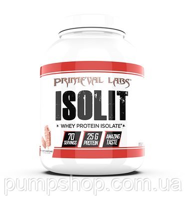 Сироватковий ізолят Primeval Labs Isolit 2260 г (70 порц.) США, фото 1