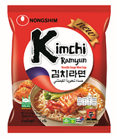 Корейская лапша быстрого приготовления Ким Чи Nongshim kimchi Ramyun noodle soup 120 g