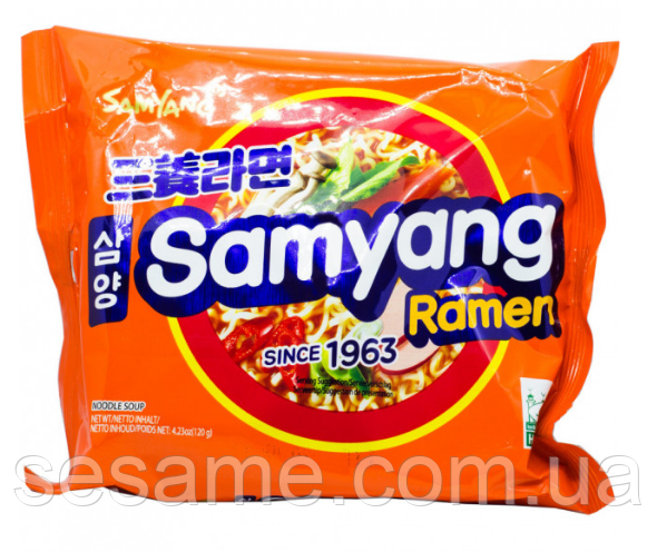 Корейська локшина Суп рамен Samyang 1963 Original 120 г