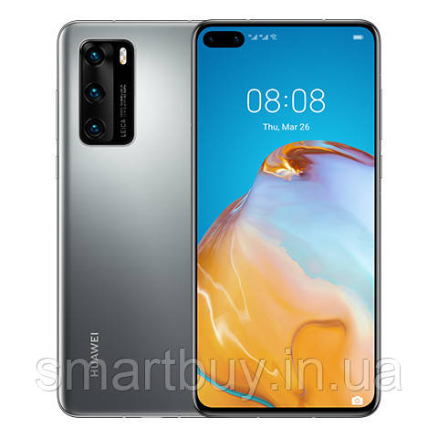 HUAWEI P40 8/128GB Silver Frost (гарантія 12 місяців)+ гідрогелева плівка в подарунок
