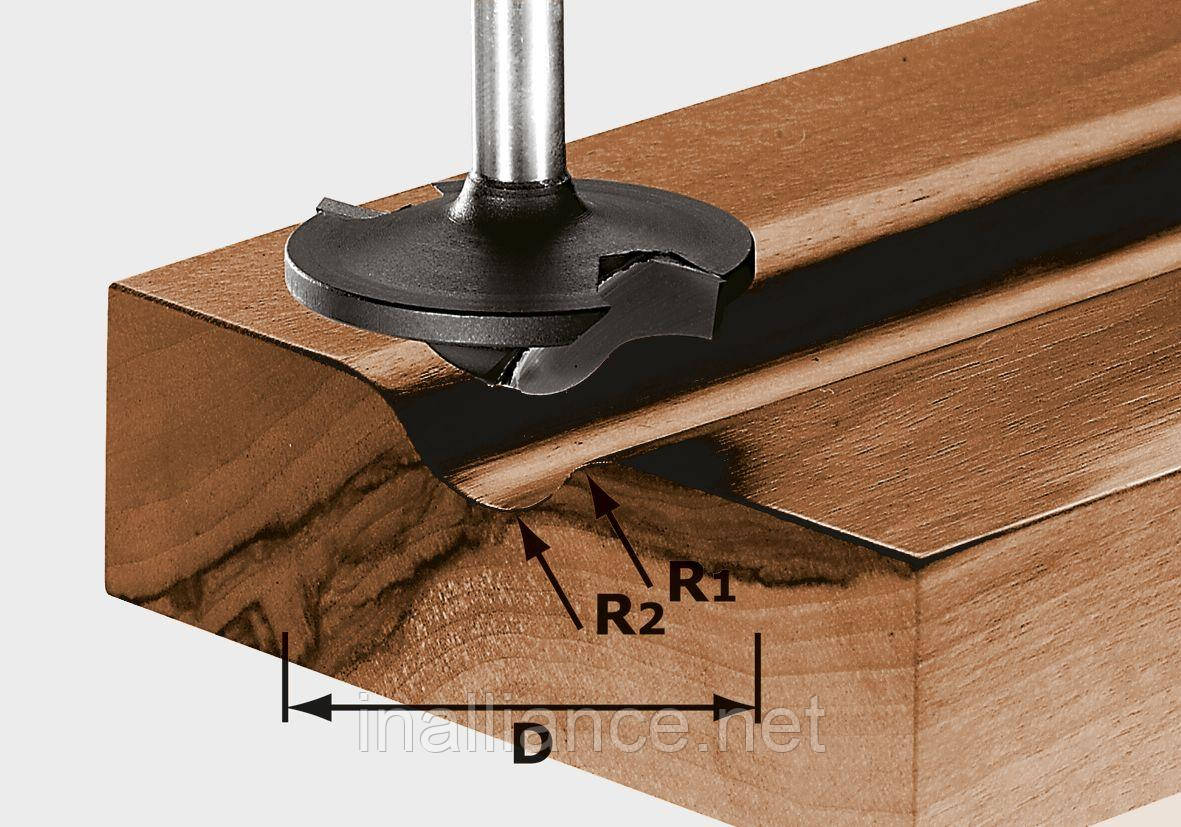 Фреза профільна HW S8 D42/13/R6+12 хвостовик 8 мм Festool 491137