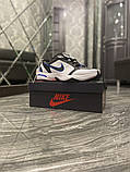 Кросівки Nike Air Monarch IV White Blue Black, кросівки найк монарх 4, кросівки Nike Air Monarch 4, фото 7