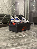 Кросівки Nike Air Monarch IV White Blue Black, кросівки найк монарх 4, кросівки Nike Air Monarch 4, фото 8