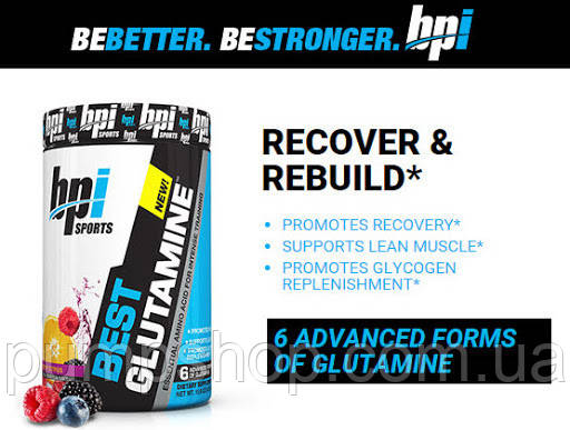 Глютамін BPI Sports Best Glutamine 400 г (50 порц.), фото 3
