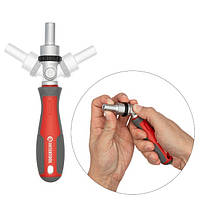 Набір викруток з комплектом насадок 51 од. INTERTOOL VT-3352, фото 4