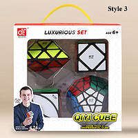 Набор головоломок megaminx pyraminx skewb ivy cube от qiyi