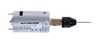 Ручний мінідриль PCB 12 В, 1 А, свердла в комплекті — 0,3-3,0 мм