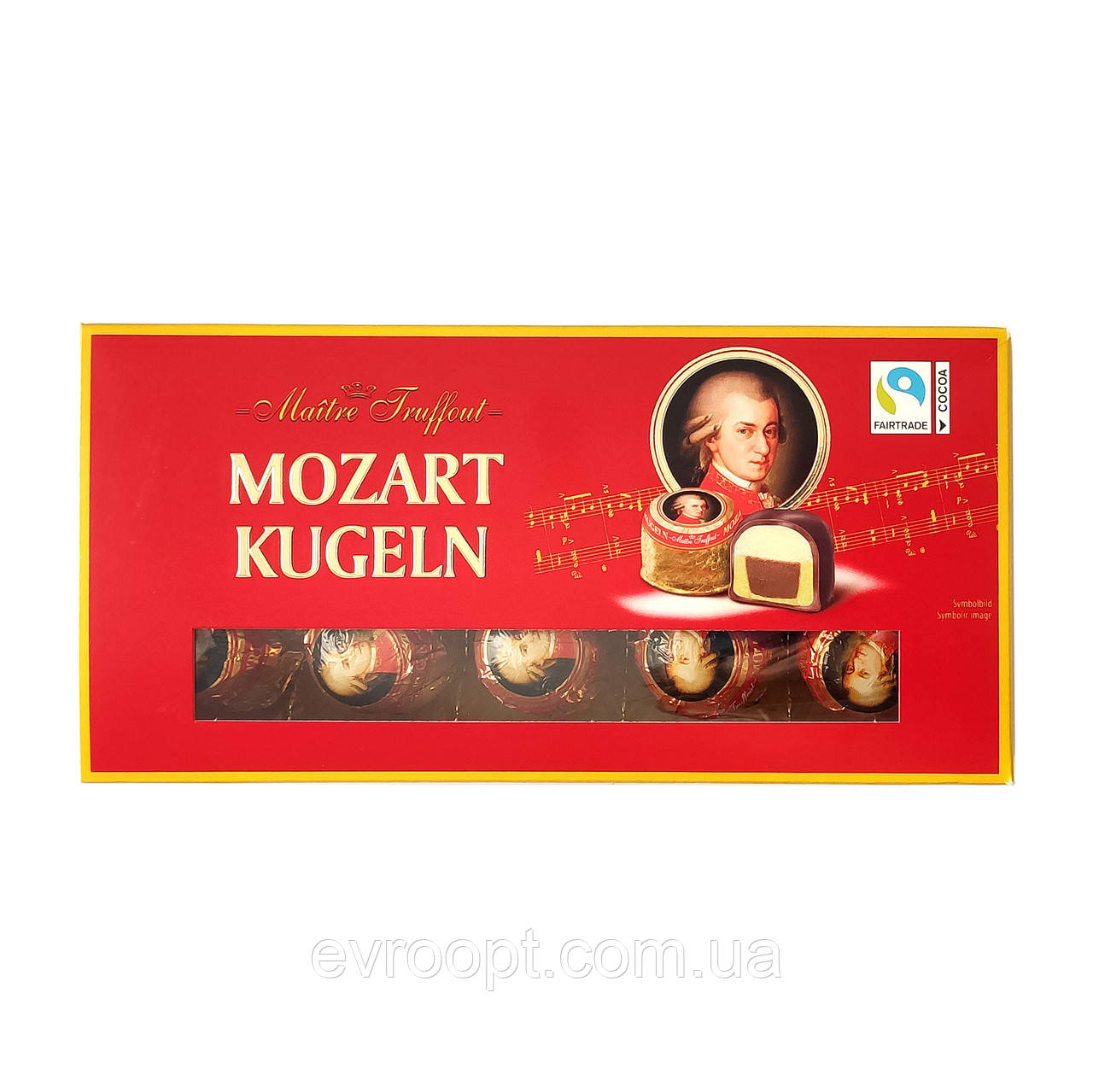 Цукерки MOZART BALLS цукерки, 200 г, 20 шт./яск