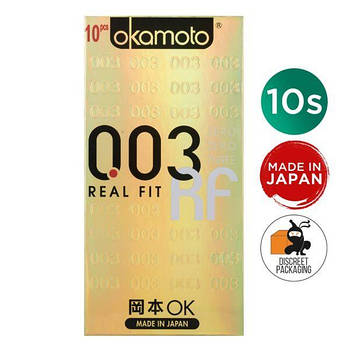 Презервативи ультратонкі Okamoto Real Fit 0.03, 3 шт.  ⁇  Puls69
