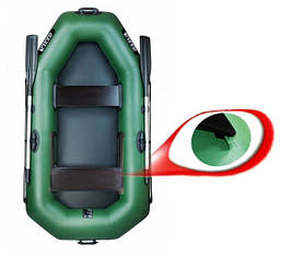 Ладья ЛТ-220ДЕ човен надувний Ladya 220 з заднім сидінням пересувним