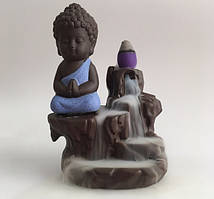 Курильниця для пахощів зі зворотною тягою, у формі Будди для медитацій і ароматерапії