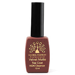 Матовий топ Velvet Matte Top Coat Non-Cleanser Global Fashion 12 мл