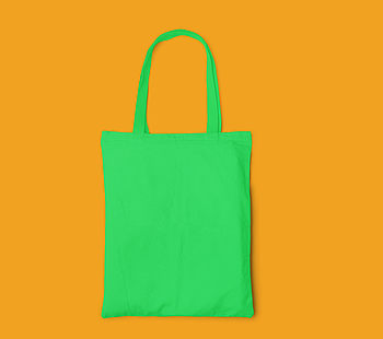 Пляжна сумка/Промо сумка (габардин) для друку колір САЛАТОВИЙ