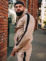 Спортивный костюм ЗИМНИЙ мужской Asos Winter до -25*С трехнитка с начесом на флисе бежевый