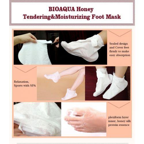 Увлажняющая маска-носочки для стоп BioAqua Foot Mask - фото 2 - id-p1001019700