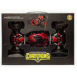 Машинка перевертиш на радіокеруванні Дитяча трюкова 37см Champions 2588 Трансформер всюдихід на пульті, фото 7