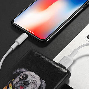 USB кабель Hoco X25 1m Lightning белый, фото 2