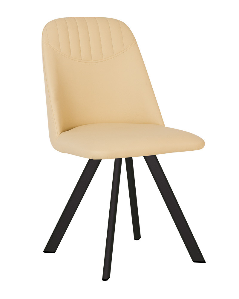 Стілець обідній Milana 4L black SMP екокожа Еco-07 (Новий Стиль ТМ)