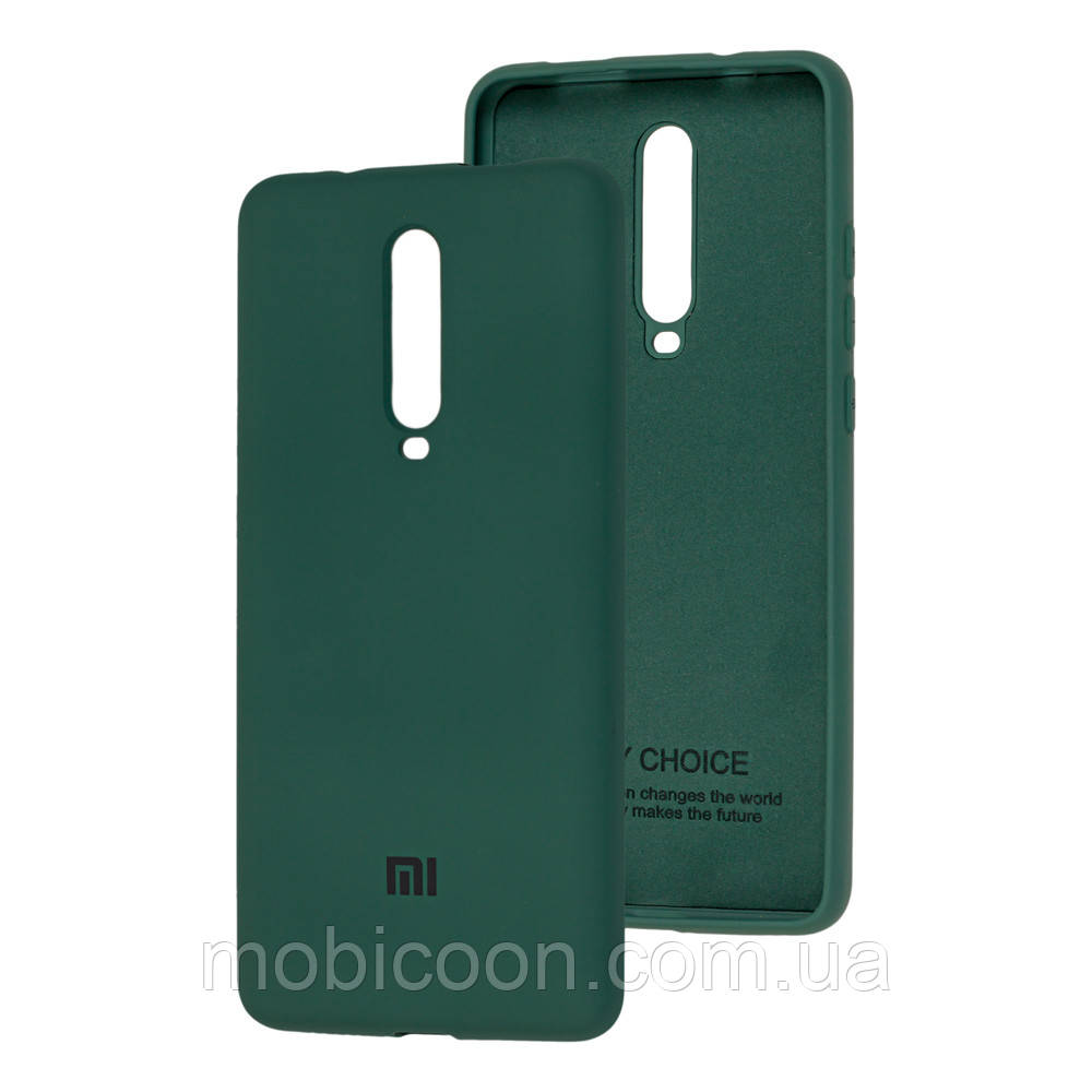 Чехол Silicone Case full для Xiaomi Mi 9T Green