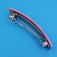 Шпилька для волосся автомат 10х2,3 см метал пластик у наявності різні кольори