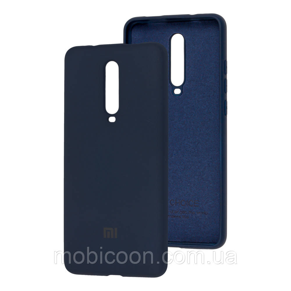 Чехол Silicone Case full для Xiaomi Mi 9T Mignight Blue