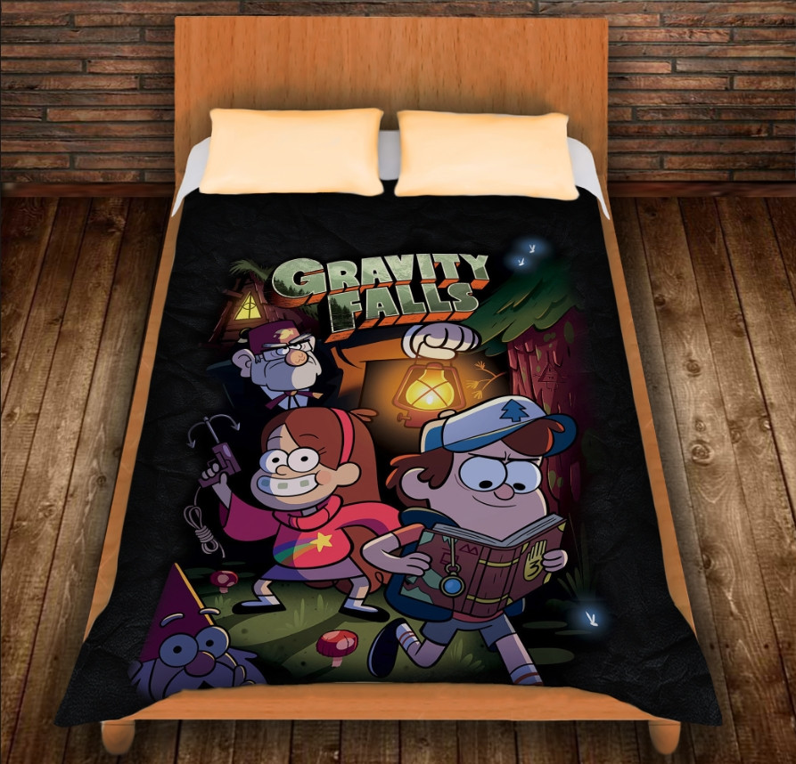 Плед з 3D принтом-GRAVITY FALLS