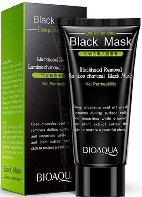 Маска-плівка Bioaqua для видалення чорних крапок Bioaqua Deep Cleansing Black Mask 60 мл