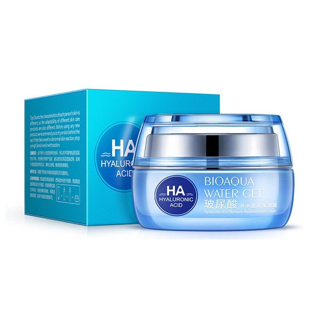 Крем для обличчя з гіалуроновою кислотою Bioaqua Water Get Hyaluronic Acid Moisture 50 мл