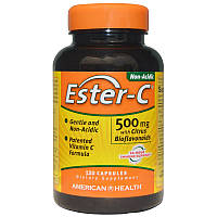 American Health, Естер-З Вітамін C як аскорбату кальцію Ester-C з флавоноїдами 500 мг, 120 капсул