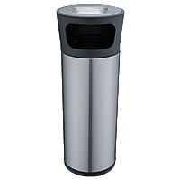 Урна з попільничкою Jah2222 кругла 20 л Срібло (Papatya-TM)