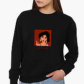 Світшот, реглан, кофта Жасмін, світшот з принтом Прикольні малюнки