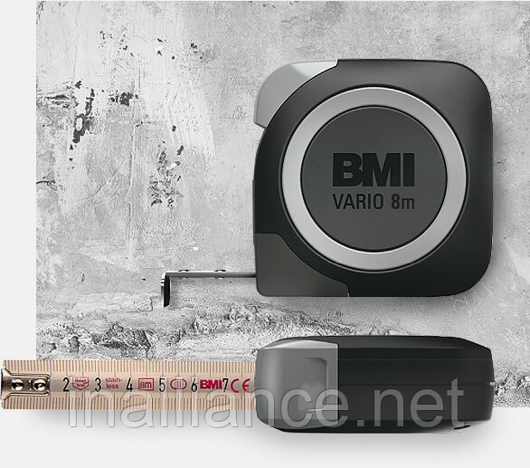 Рулетка вимірювальна 8 метрів з нержавіючої сталі Rostfrei Vario BMI 411843120