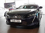Захисна накладка на задній бампер для Peugeot 508 II SW 2018+ /нерж.сталь/, фото 7