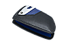 Шкіряний чохол, футляр для ключа BMW зі сталевим затиском, колір Blue, фото 3