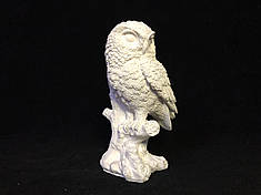 Гіпсова фігурка для розфарбування "Сова" СВ-111 з фарбами та пензлем, фото 1