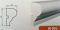 Молдинг М4. Фасадный архитектурный декор из пенопласта (оконное обрамление). Лепнина из пенопласта