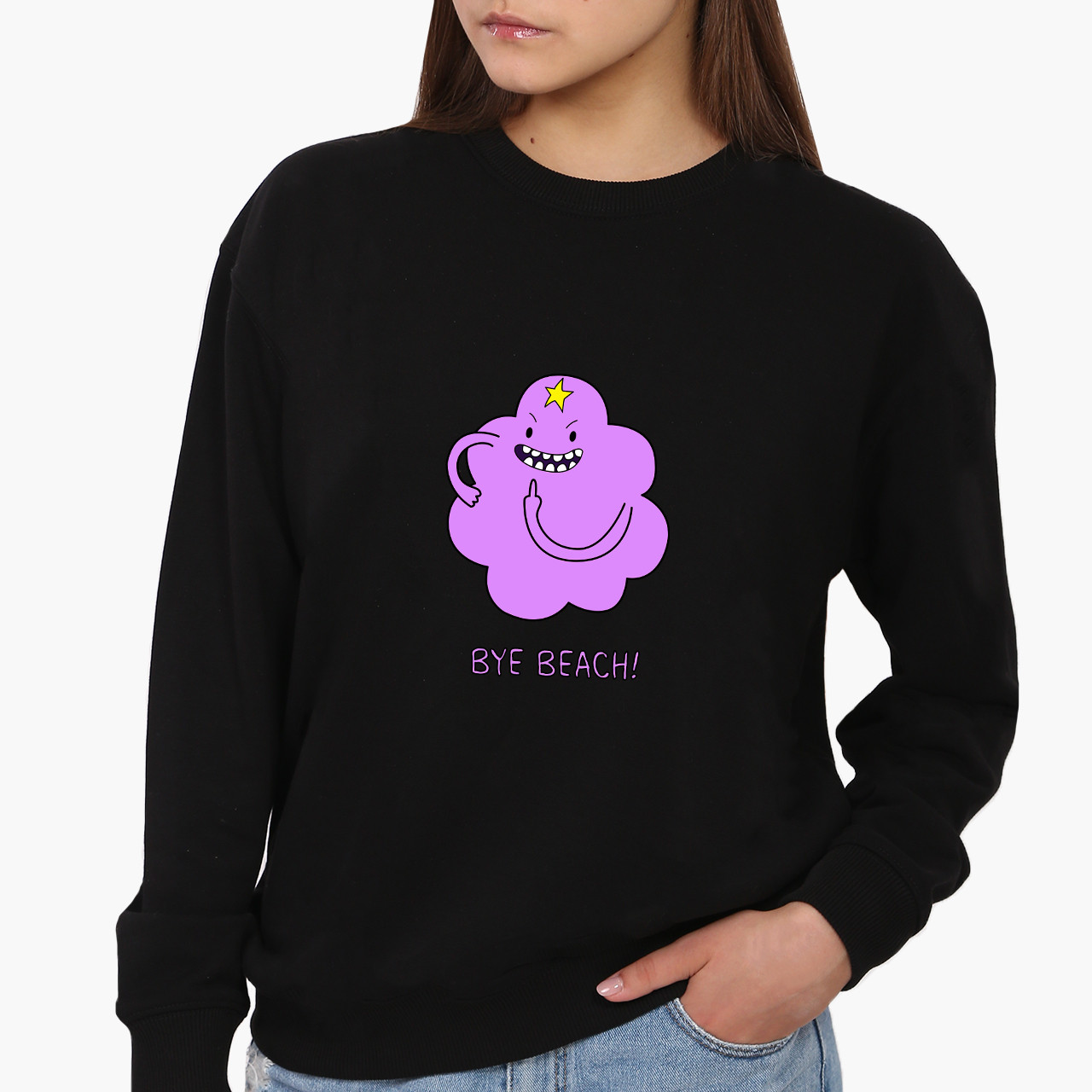 Світшот, реглан, кофта Принцеса пухирця (Lumpy Space Princess), світшот з принтом Мультфільми, фото 1