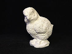 Гіпсова фігурка для розфарбовування "Курча" ЦК-90 з фарбами та пензлем, фото 1