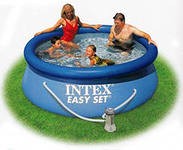 Надувной бассейн Intex 28112 с насосом (244х76см) - фото 1 - id-p15133707