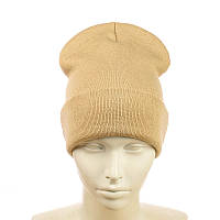 Шапка "лопата" темно-бежевий