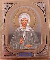Лик святой блаженной Матроны Московской 10х12 см, конгрев