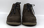 Черевики чоловічі зимові шкіряні коричневі дезерти взуття на хутрі Rosso Avangard Winterking Brown, фото 3